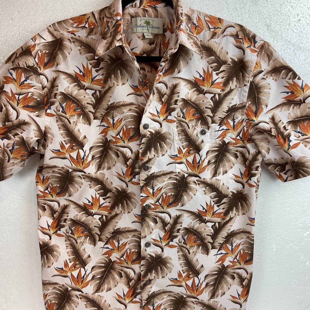 Island Shores Original Island Wear Hawaiian Sz S